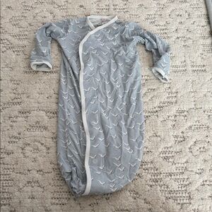 Magnetic Me Gray Sleep Sack with Bird Design Newborn to 3 months